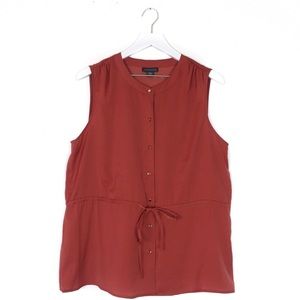 Covington | NWOT Burnt Orange Button Down Top